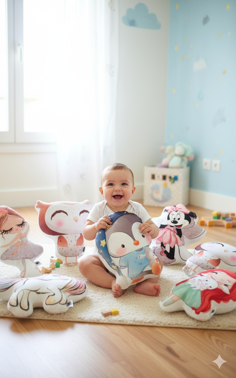 Coussin 3D Animaux & personnages