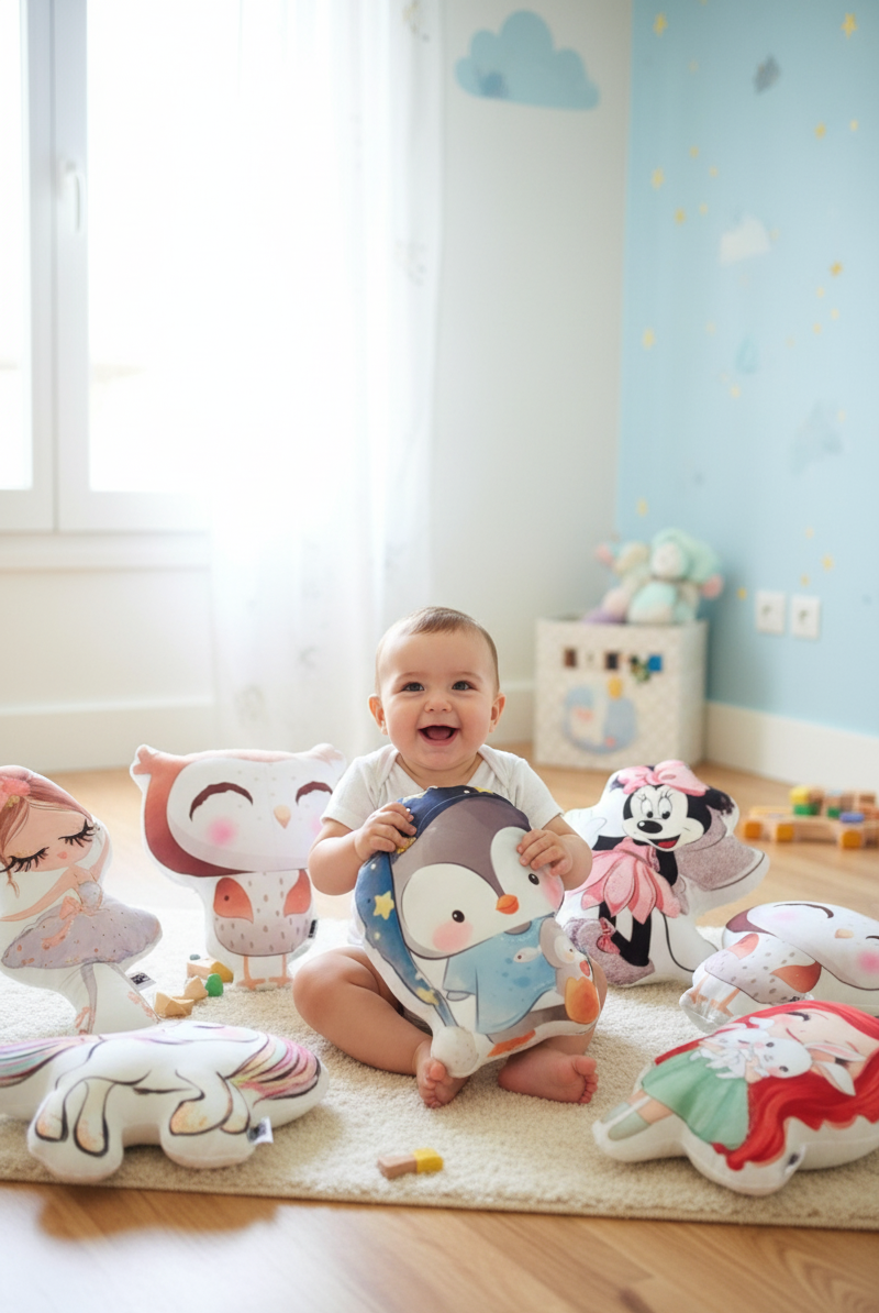 Coussin 3D Animaux & personnages