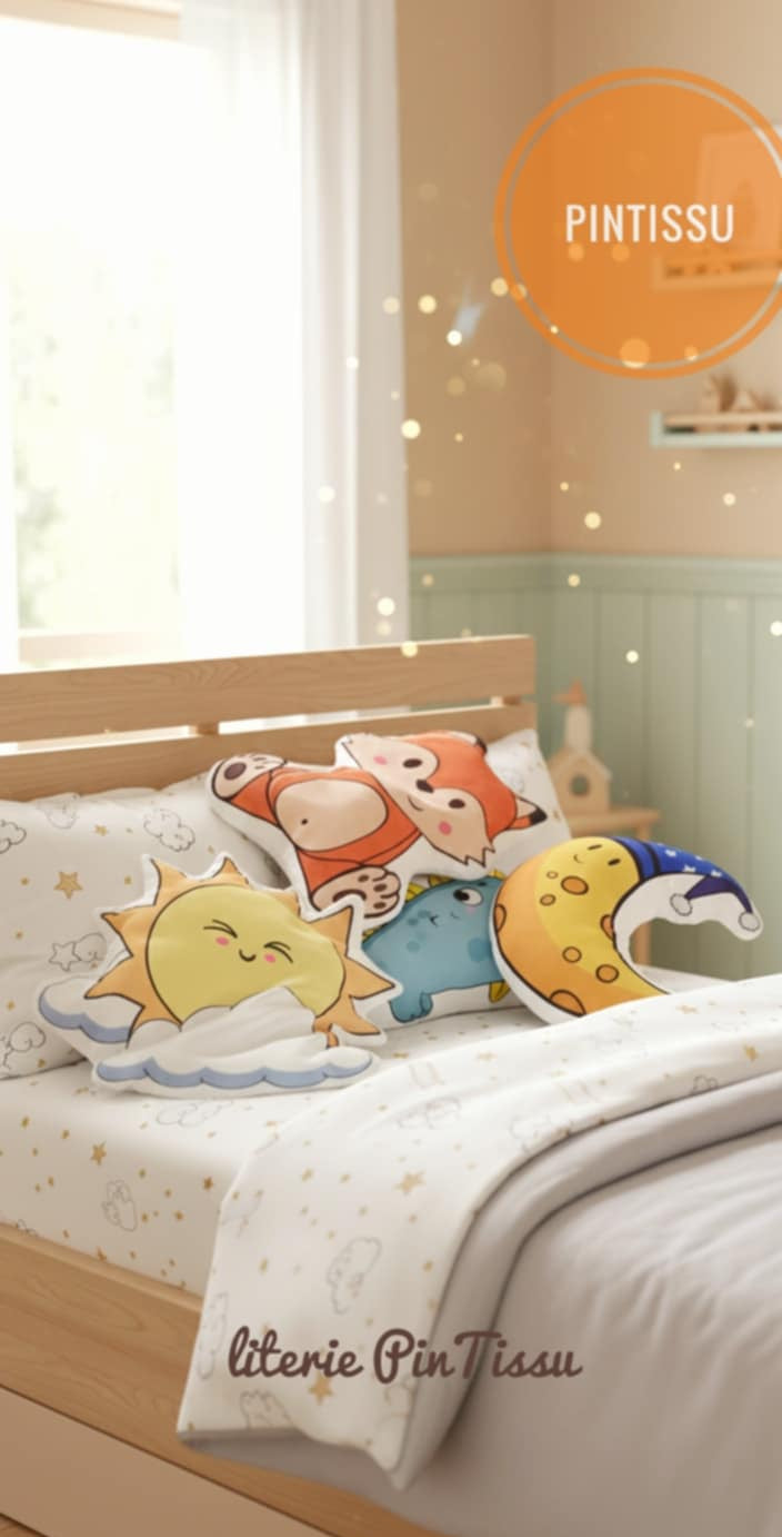 Coussin 3D Animaux & personnages