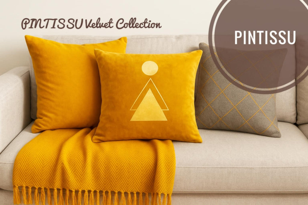 Coussins Velours 45x45 Tendance Motifs Dorés & Modernes - Pintissu