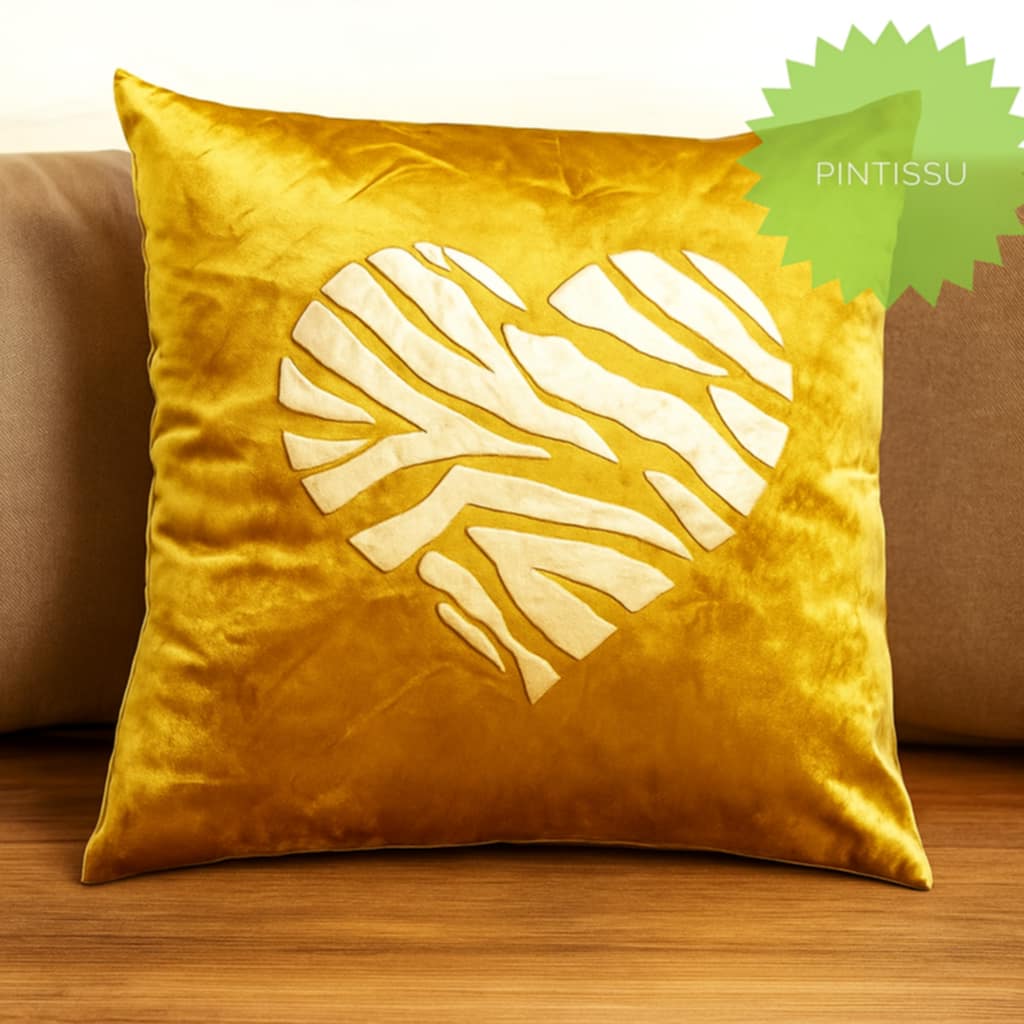 Coussins Velours 45x45 Tendance Motifs Dorés & Modernes - Pintissu