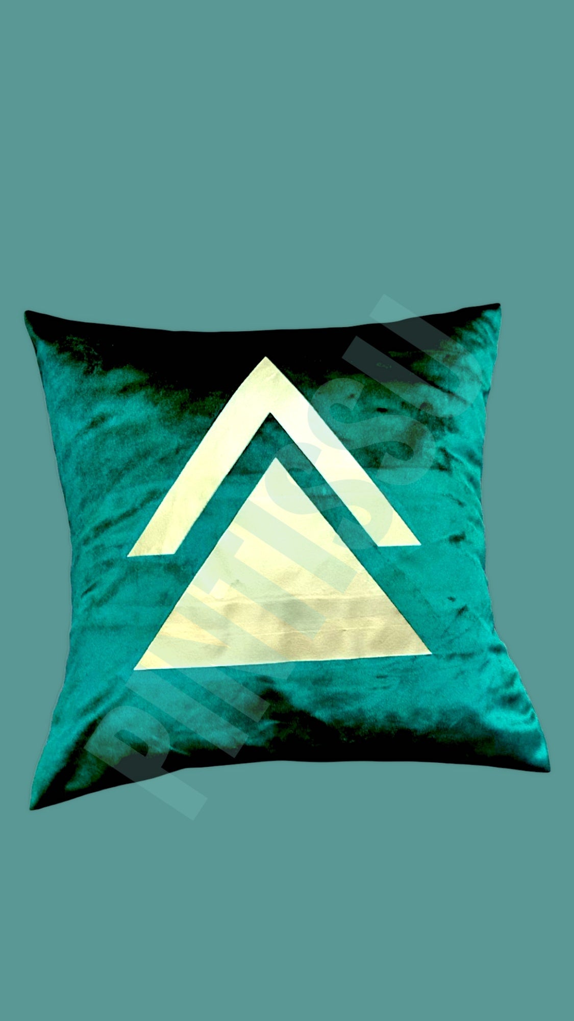 Coussin Velvet Vert