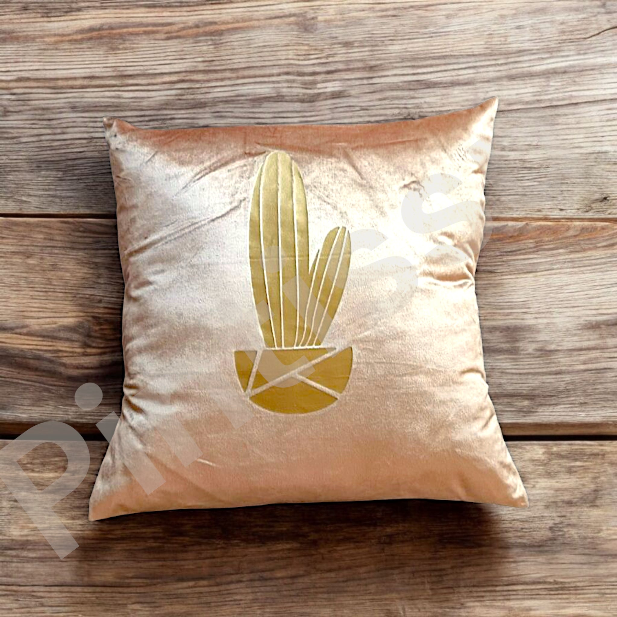 Coussin Velvet Beige