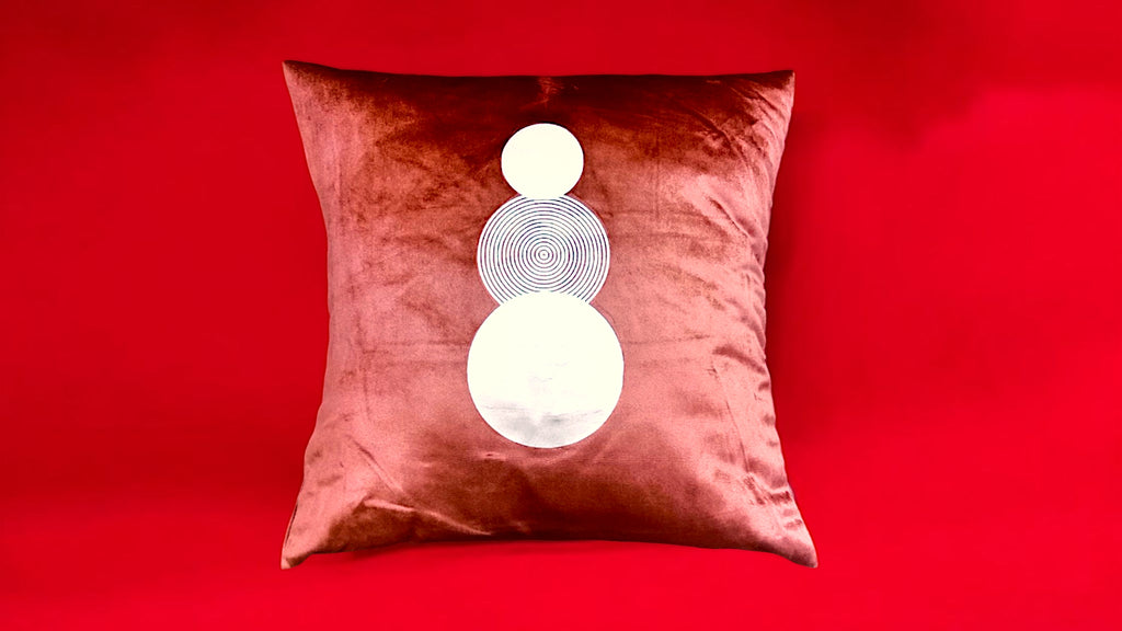 Coussin Velvet Rouge Terracotta