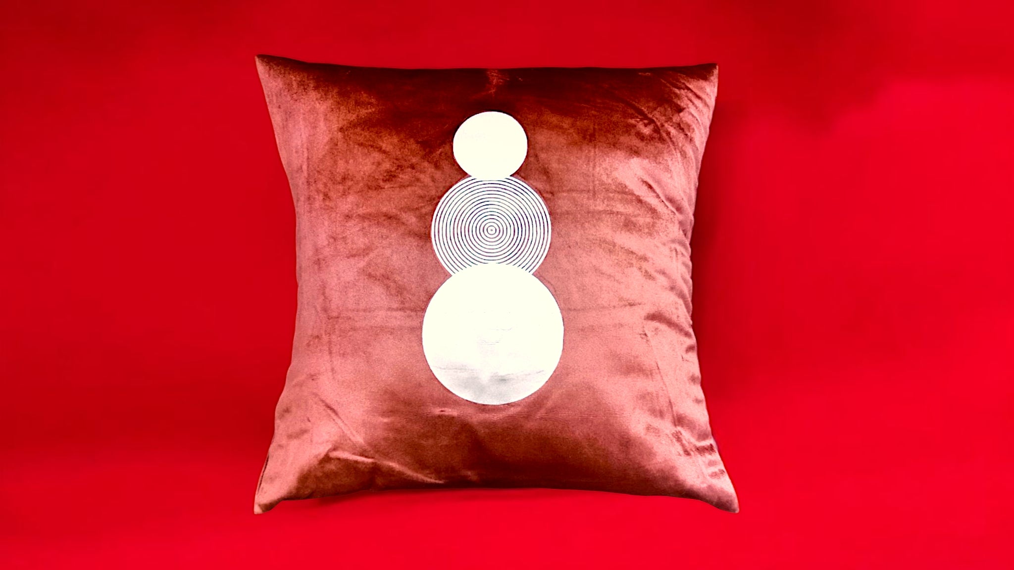 Coussin Velvet Rouge Terracotta