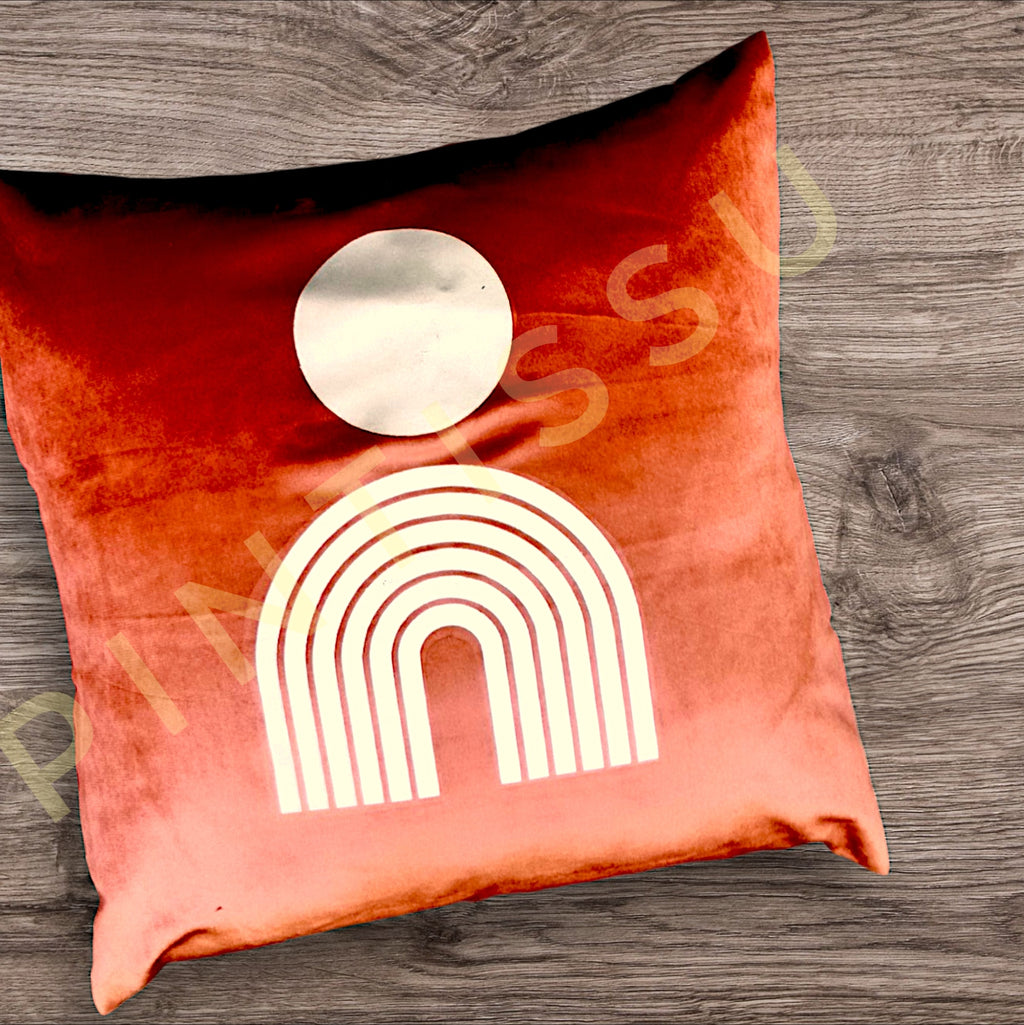 Coussins Velours 45x45 Tendance Motifs Dorés & Modernes - Pintissu