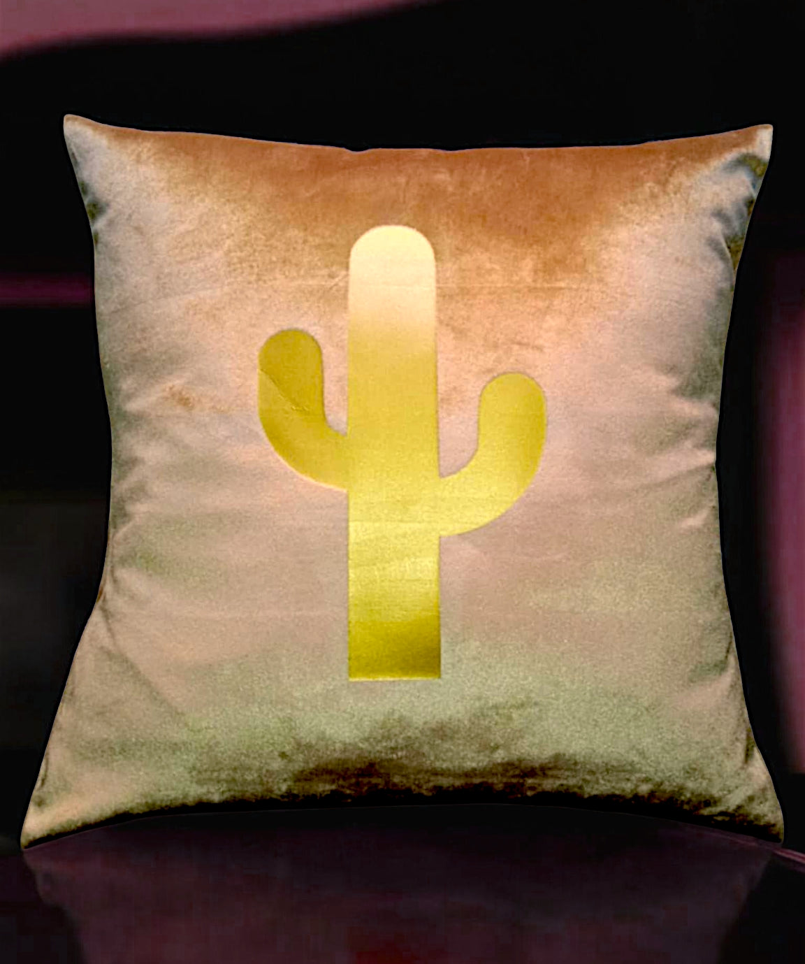 Coussin Velvet Beige