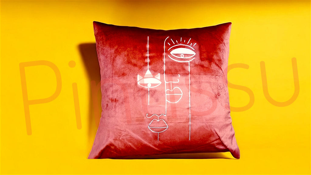 Coussins Velours 45x45 Tendance Motifs Dorés & Modernes - Pintissu