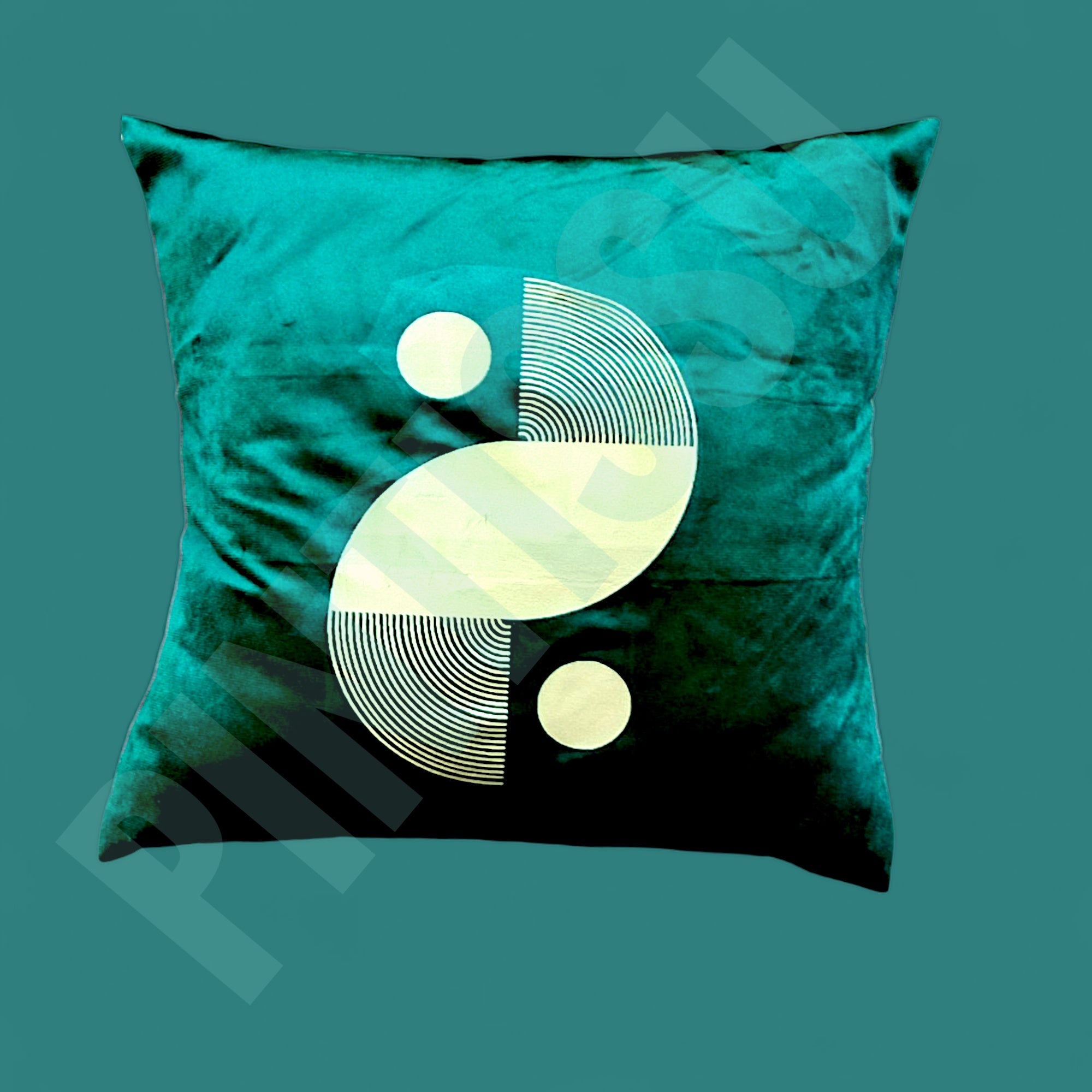 Coussin Velvet Vert