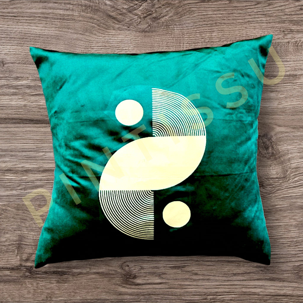 Coussins Velours 45x45 Tendance Motifs Dorés & Modernes - Pintissu