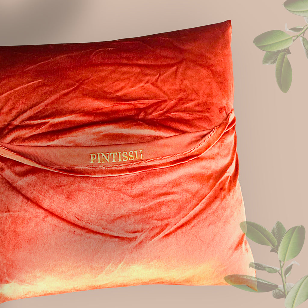 Coussin Velvet Rouge Terracotta