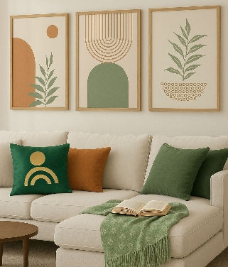 Coussins Velours 45x45 Tendance Motifs Dorés & Modernes - Pintissu