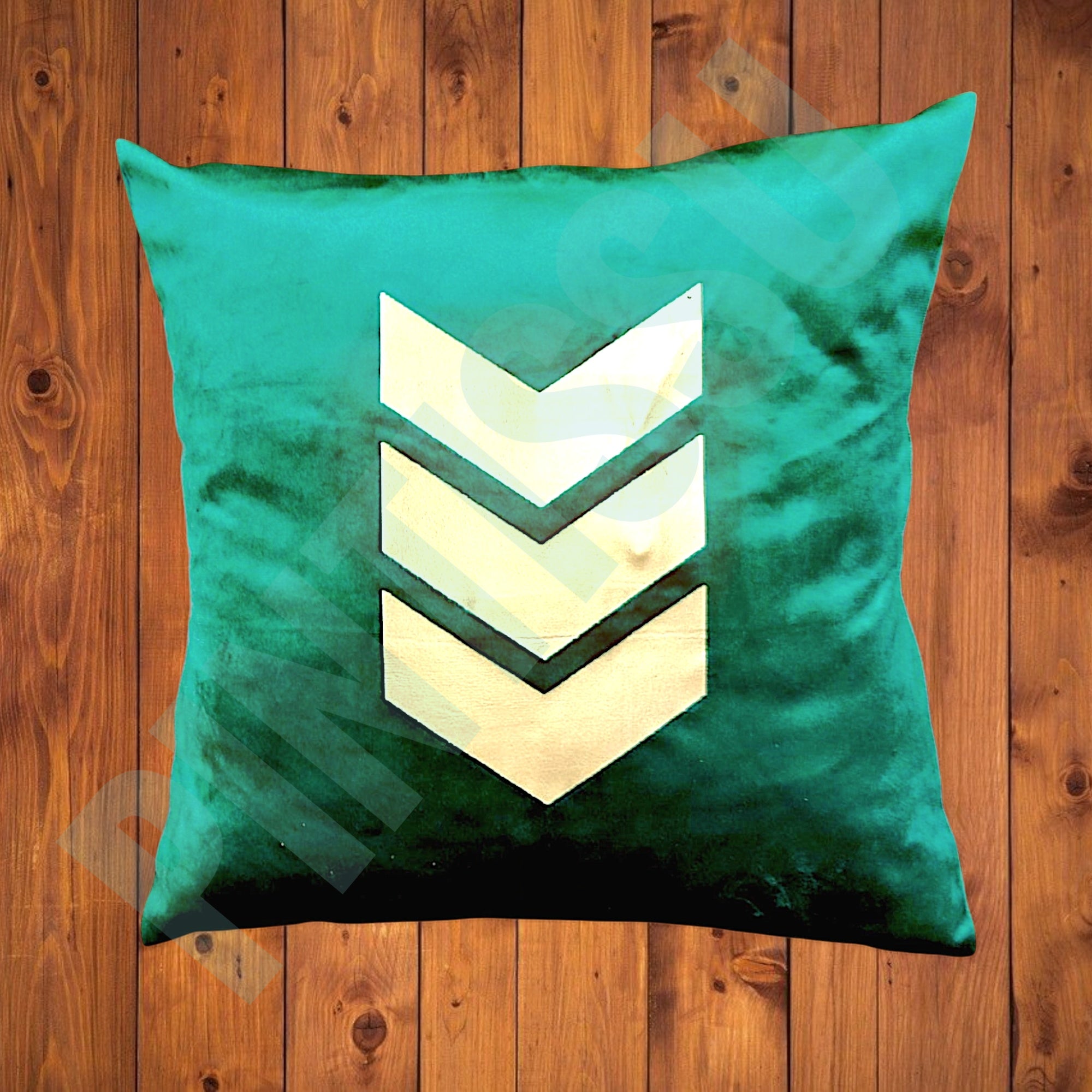 Coussin Velvet Vert