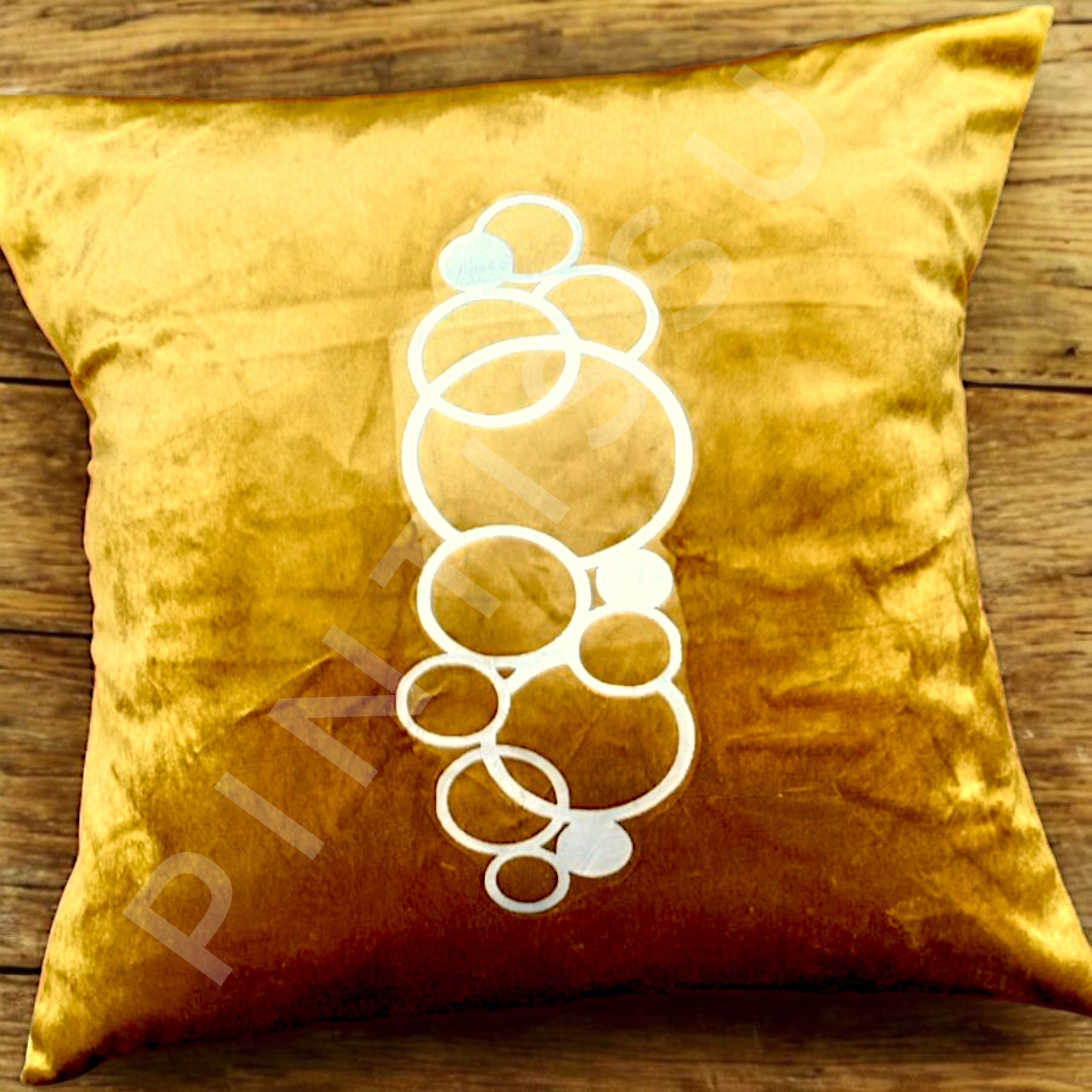 Coussins Velours 45x45 Tendance Motifs Dorés & Modernes - Pintissu