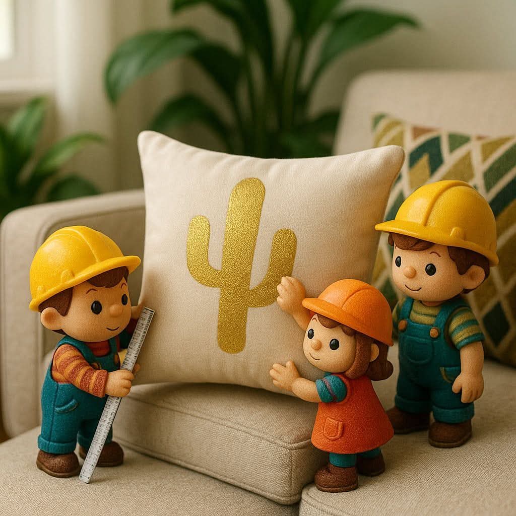 Coussin Velvet Beige